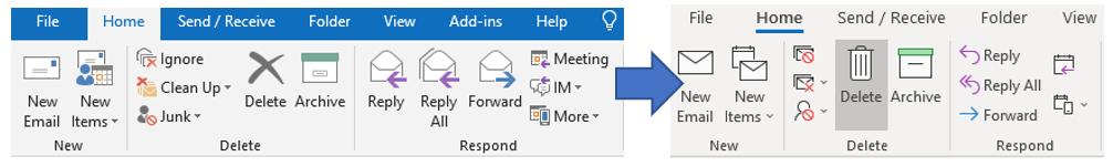 Changes to the Microsoft Office Ribbon (again!) for Office 365